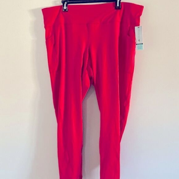 Ideology Sweat Set Leggings High Rise watermelon thigh Pink Plus - Picture 3 of 5